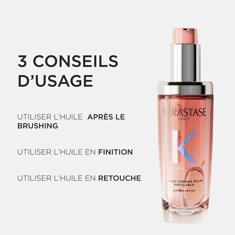 L'HUILE CHROMA ÉCLAT RECHARGEABLE - 75ML